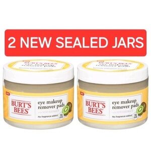 2 Burt's Bees Eye Makeup Remover Pads